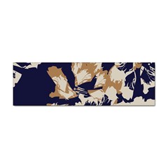 Abstract Flowers Background Pattern Sticker Bumper (100 Pack)