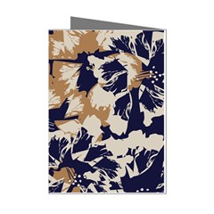 Abstract Flowers Background Pattern Mini Greeting Cards (pkg Of 8) by Ravend