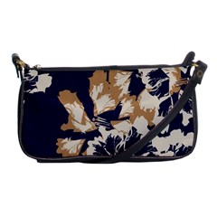 Abstract Flowers Background Pattern Shoulder Clutch Bag by Ravend