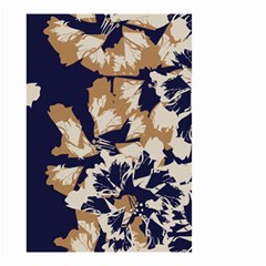 Abstract Flowers Background Pattern Small Garden Flag (two Sides)