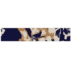 Abstract Flowers Background Pattern Large Flano Scarf  by Ravend