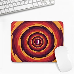 Illustration Door Abstract Concentric Pattern Small Mousepad by Ravend