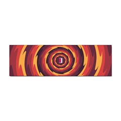 Illustration Door Abstract Concentric Pattern Sticker (bumper) by Ravend