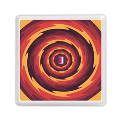 Illustration Door Abstract Concentric Pattern Memory Card Reader (square) by Ravend