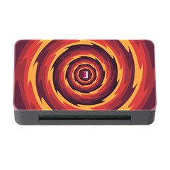 Illustration Door Abstract Concentric Pattern Memory Card Reader With Cf