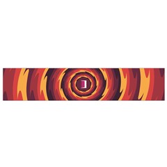 Illustration Door Abstract Concentric Pattern Small Flano Scarf by Ravend