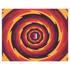 Illustration Door Abstract Concentric Pattern Flano Blanket (medium)