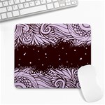 Ornamental Leaves Wallpaper Plants Large Mousepad Front