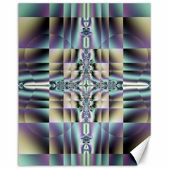 Modern Art Abstract Pattern Canvas 11  X 14  by Ravend