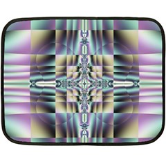 Modern Art Abstract Pattern Double Sided Fleece Blanket (mini) by Ravend