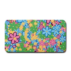 Flower Spring Background Blossom Medium Bar Mat by Ravend