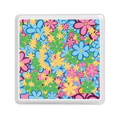 Flower Spring Background Blossom Memory Card Reader (square) by Ravend