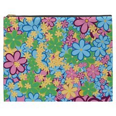 Flower Spring Background Blossom Cosmetic Bag (xxxl) by Ravend