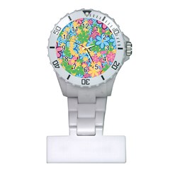 Flower Spring Background Blossom Plastic Nurses Watch by Ravend