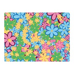 Flower Spring Background Blossom Double Sided Flano Blanket (mini) by Ravend