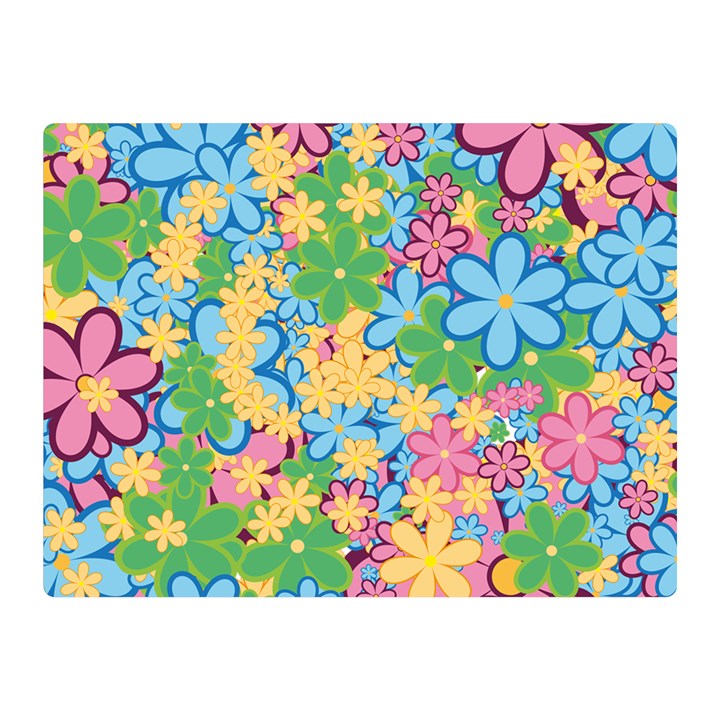 Flower Spring Background Blossom Double Sided Flano Blanket (Mini)