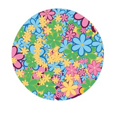 Flower Spring Background Blossom Mini Round Pill Box