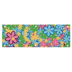 Flower Spring Background Blossom Banner And Sign 6  X 2  by Ravend