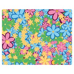 Flower Spring Background Blossom Flano Blanket (medium) by Ravend