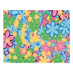 Flower Spring Background Blossom Flano Blanket (large) by Ravend