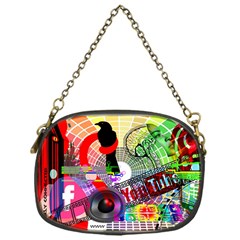 Social Media Interaction Woman Chain Purse (one Side) by Ravend