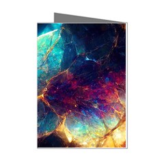 Abstract Galactic Mini Greeting Cards (pkg Of 8) by Ravend