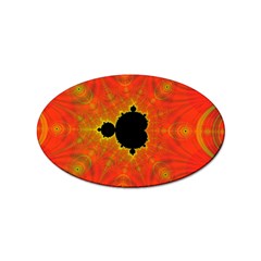 Fractal Mandelbrot Set Pattern Art Sticker (oval) by Ravend