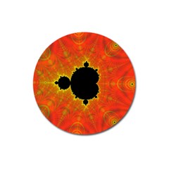 Fractal Mandelbrot Set Pattern Art Magnet 3  (round) by Ravend