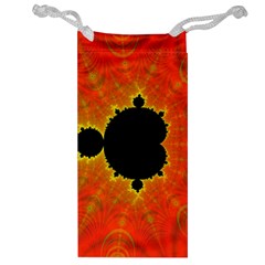 Fractal Mandelbrot Set Pattern Art Jewelry Bag by Ravend