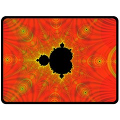 Fractal Mandelbrot Set Pattern Art Fleece Blanket (large) by Ravend