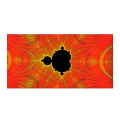 Fractal Mandelbrot Set Pattern Art Satin Wrap 35  X 70  by Ravend