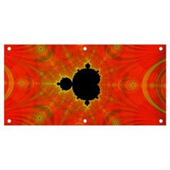 Fractal Mandelbrot Set Pattern Art Banner And Sign 4  X 2  by Ravend