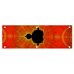 Fractal Mandelbrot Set Pattern Art Banner And Sign 6  X 2  by Ravend