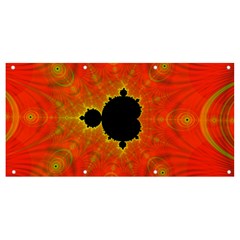 Fractal Mandelbrot Set Pattern Art Banner And Sign 8  X 4  by Ravend