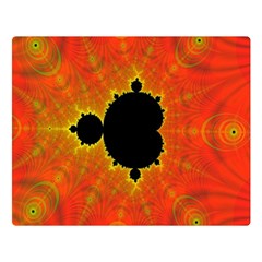 Fractal Mandelbrot Set Pattern Art Flano Blanket (large) by Ravend