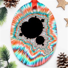 Fractal Abstract Background Ornament (oval)