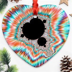 Fractal Abstract Background Ornament (heart)