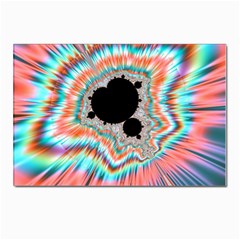 Fractal Abstract Background Postcard 4 x 6  (pkg Of 10)