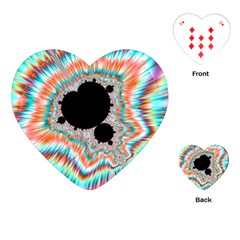 Fractal Abstract Background Playing Cards Single Design (heart)