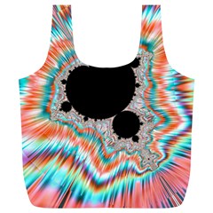 Fractal Abstract Background Full Print Recycle Bag (xl) by Ravend