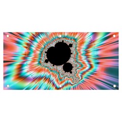 Fractal Abstract Background Banner And Sign 6  X 3 