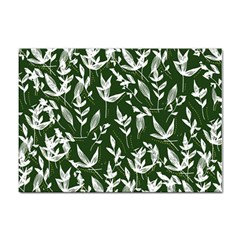 Leaves Pattern Wallpaper Watercolor Sticker A4 (10 Pack)