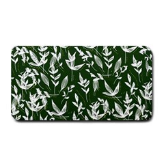 Leaves Pattern Wallpaper Watercolor Medium Bar Mat by Ravend