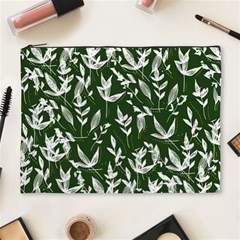 Leaves Pattern Wallpaper Watercolor Cosmetic Bag (xl) by Ravend