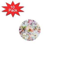 Dirt Puzzle Scrap Book Background 1  Mini Buttons (10 Pack)  by Ravend