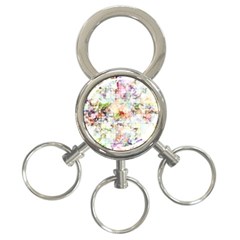 Dirt Puzzle Scrap Book Background 3-ring Key Chain by Ravend