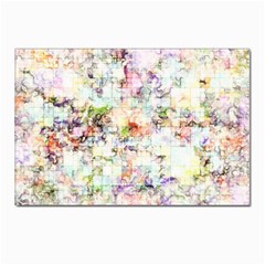 Dirt Puzzle Scrap Book Background Postcard 4 x 6  (pkg Of 10)