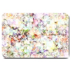 Dirt Puzzle Scrap Book Background Large Doormat by Ravend