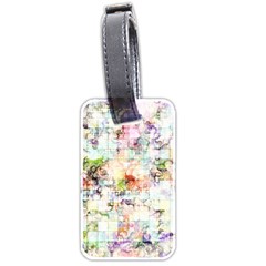 Dirt Puzzle Scrap Book Background Luggage Tag (two Sides) by Ravend