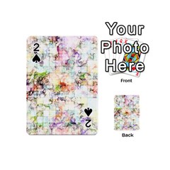 Dirt Puzzle Scrap Book Background Playing Cards 54 Designs (mini)